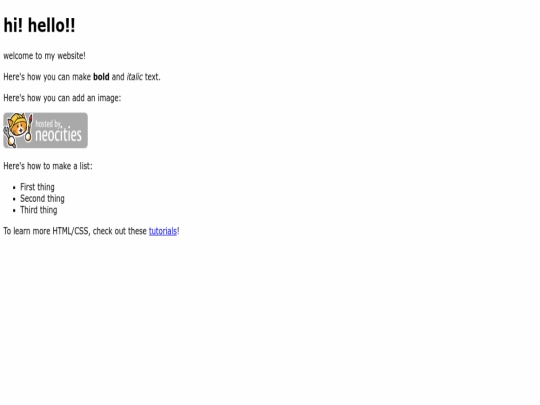 index screenshot