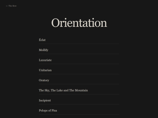 thebow/Orientation screenshot