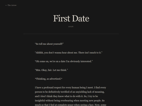 thebow/thearrow/firstdate screenshot