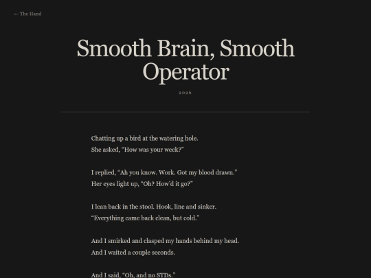 thebow/thehand/smoothbrainsmoothoperator screenshot