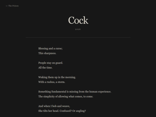 thebow/thepoison/cock screenshot