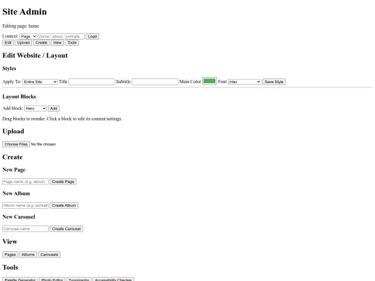 Noahadmin screenshot