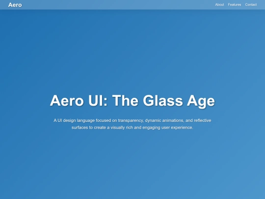 UI STYLES & THEMES/AERO/aero-minimum screenshot