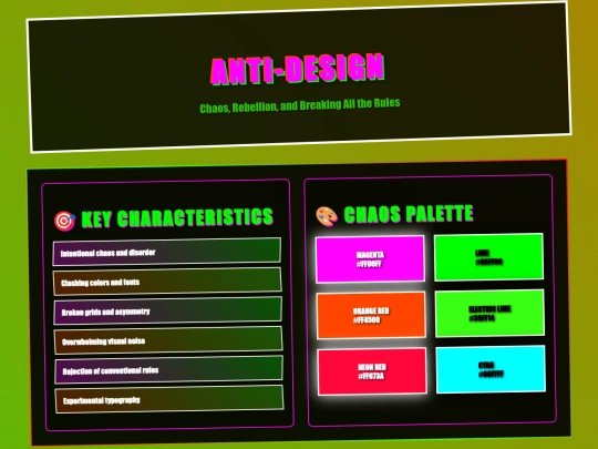 UI STYLES & THEMES/ANTI-DESIGN/Anti-Design Fact Sheet screenshot