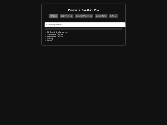X/passwordtoolkitpro screenshot