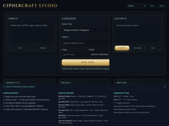 cipher screenshot