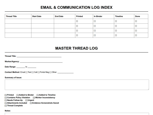 emailcommunicationlog screenshot