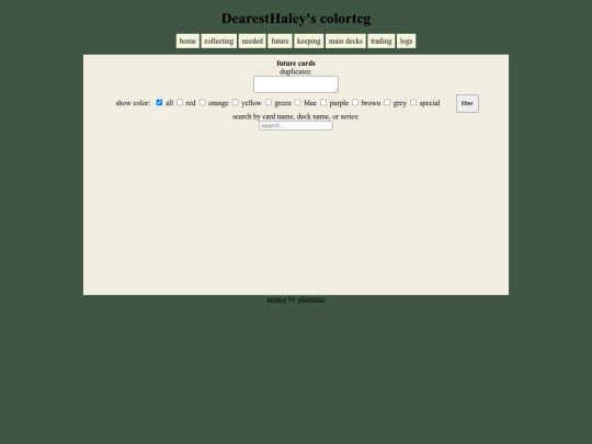 neotcg/futurecardsall screenshot