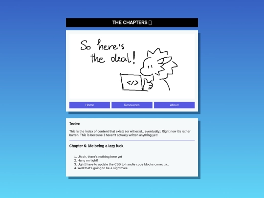 chapters screenshot