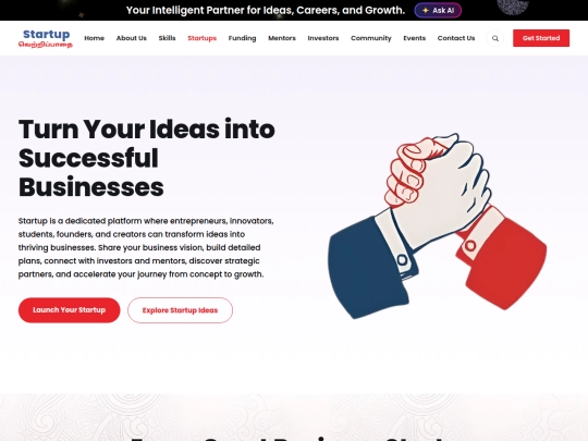 my project startup/startup screenshot