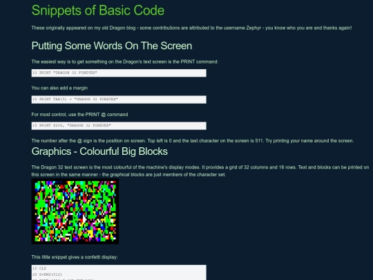 docs/textscreen screenshot