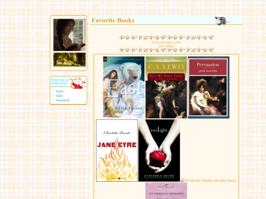 Bookshelf/FavoriteBooks screenshot