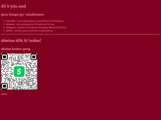 socials screenshot
