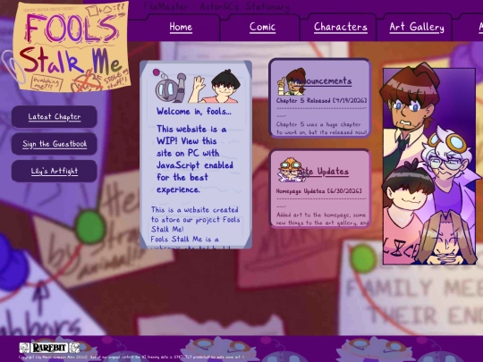 home screenshot