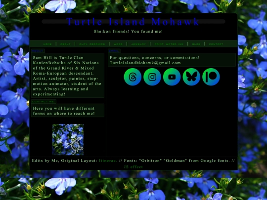 Pages/contact screenshot