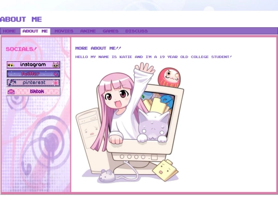aboutme screenshot
