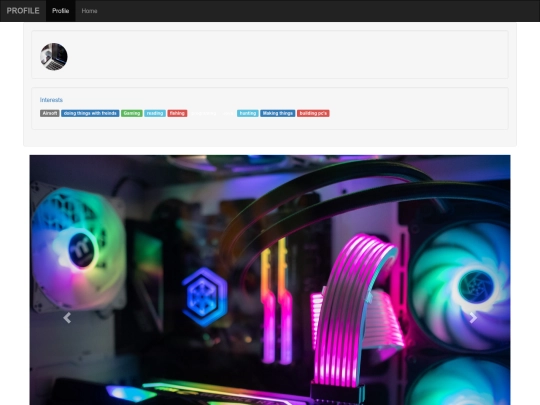 profile screenshot