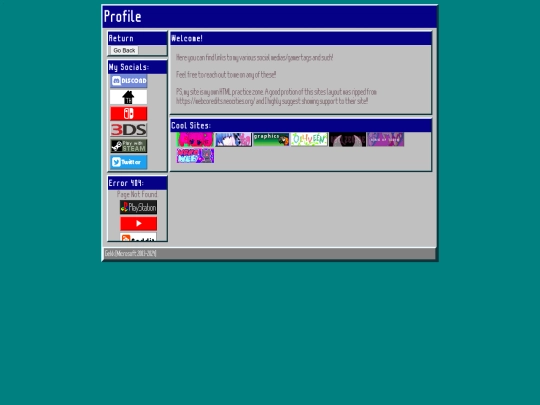 Profile screenshot