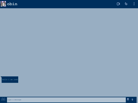 chats/joah screenshot