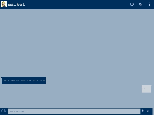 chats/maikel screenshot