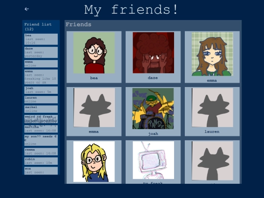 friends screenshot