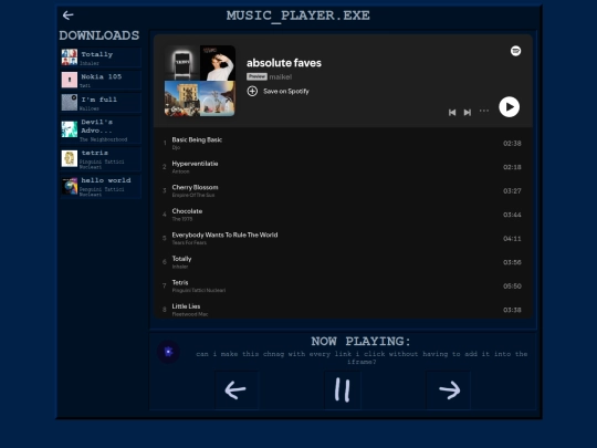 music screenshot