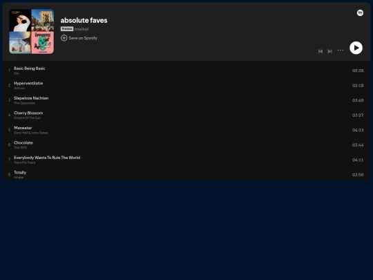 music/mainscreen screenshot