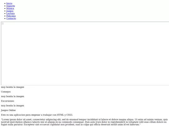 Ocio/Inicio screenshot