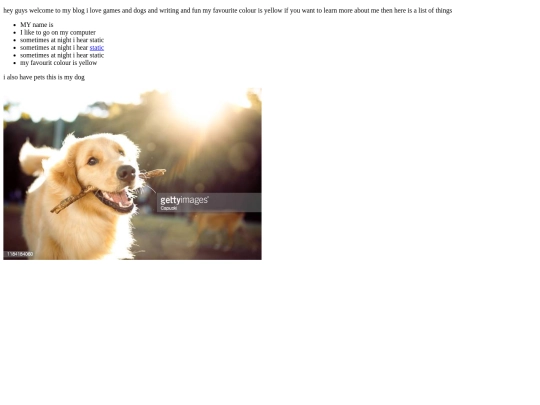 mynewsite screenshot