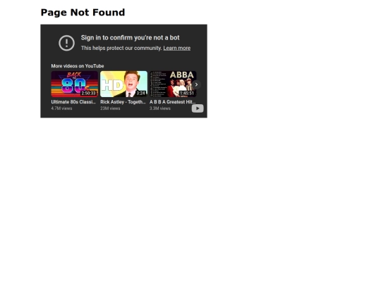 not_found screenshot
