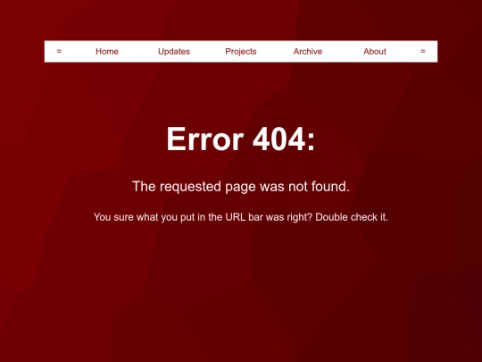not_found screenshot