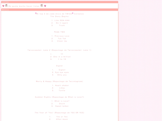 listas screenshot