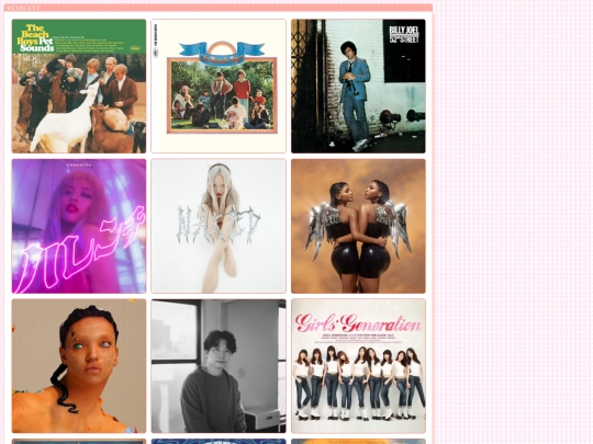 wishlist_cds screenshot