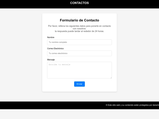 contacto screenshot