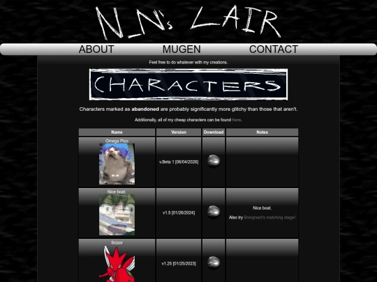 mugen screenshot