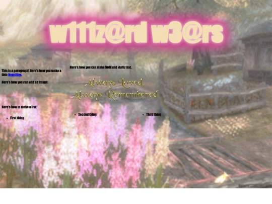 index screenshot
