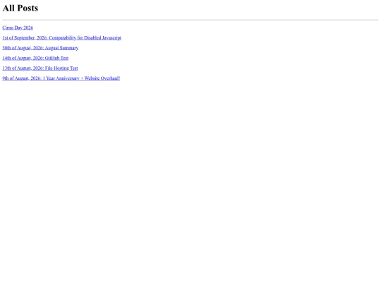 posts screenshot