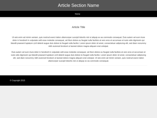 article_template screenshot