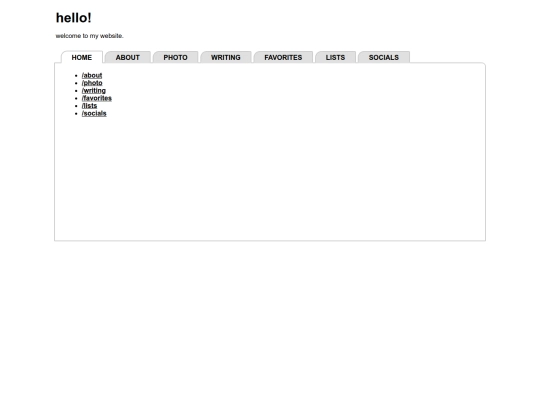 index screenshot