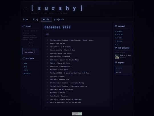 music/playlists/2023/12 screenshot