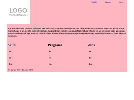 resume screenshot