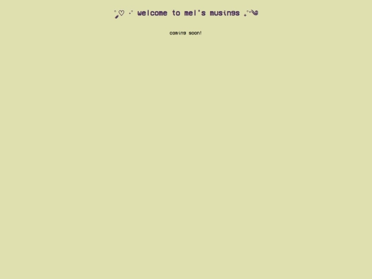 melsmusings screenshot