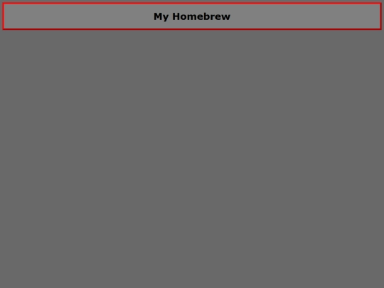 homebrew screenshot