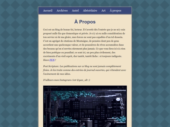 À Propos screenshot