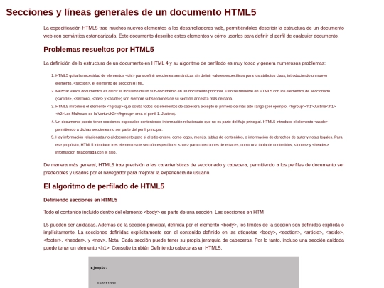 obligatorioSecciones screenshot