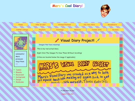 diary screenshot