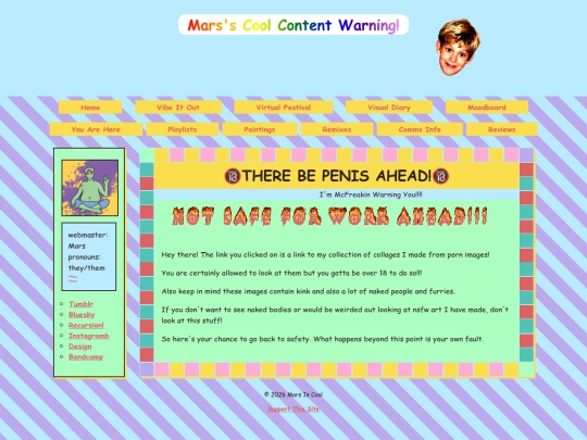 warning screenshot