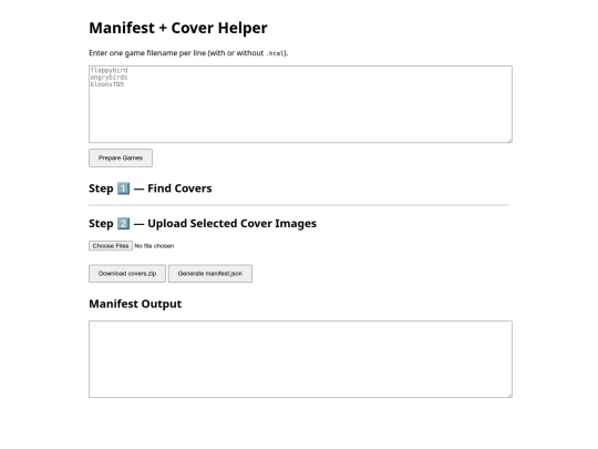 devtools/manifest_creator65446132 screenshot