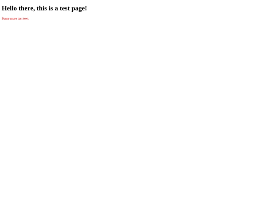 test screenshot