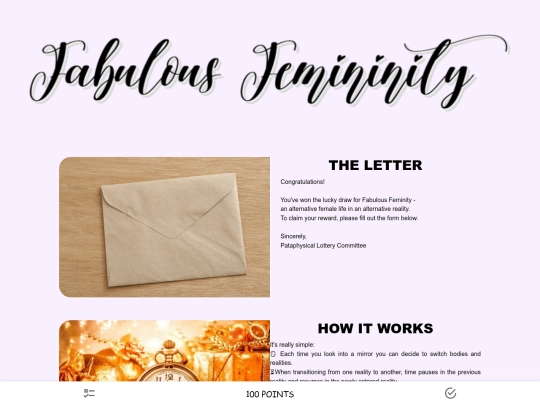 FaboulousFeminity screenshot